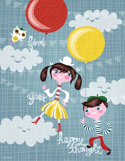 Find Your Happy Thought… {Inspirational Image Friday: Helen Dardik}