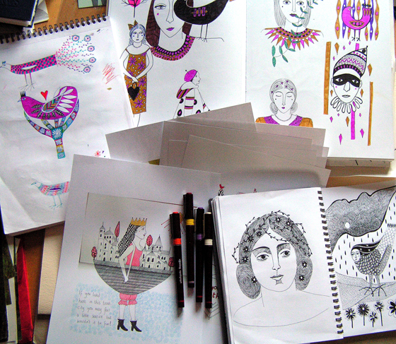 Sketchbooks by Cathy Connolley