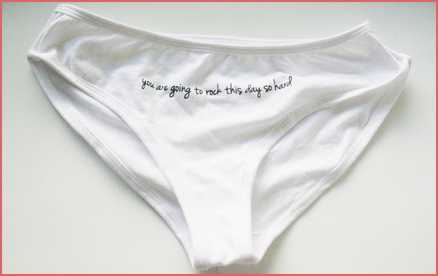 Positive Panties {Joyful Business}