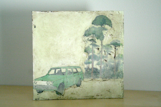 Original Encaustic No. 71 by Michele Bosak