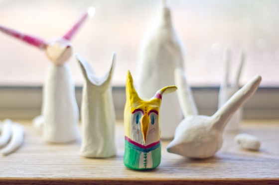 Papercaly Creature Figurines and Art Dolls by Kimberly Kling