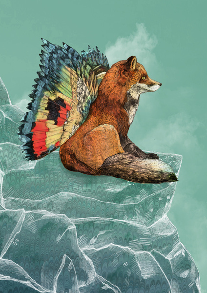 Flying Fox by Sandra Dieckmann on Society6
