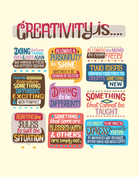 Creativity Is... by Justin Poulter