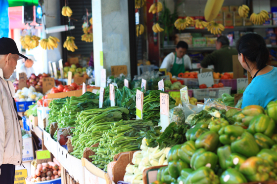 Veggies in Chinatown