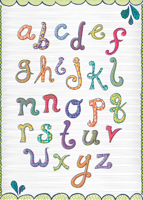 Patterned Alphabet