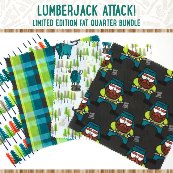 Lumberjack Attack Limited Edition Fat Quarter Bundle Sewing Loft Giveaway