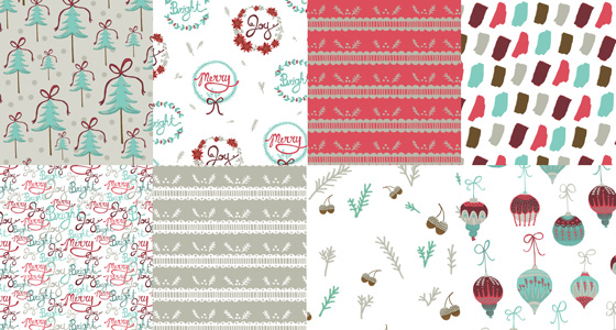 Sara Does Holiday Fabric Patterns