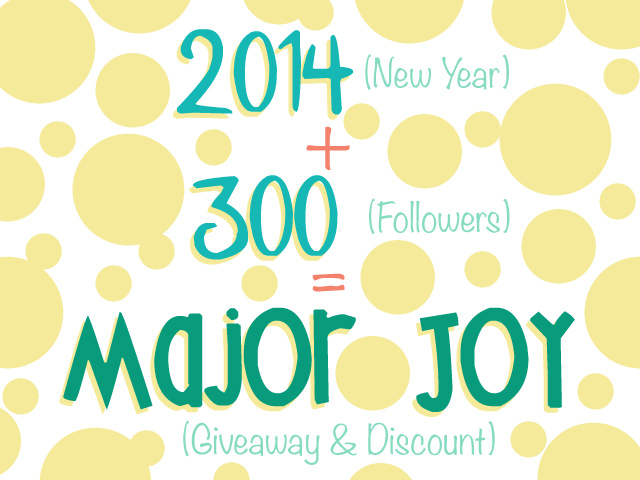 300 Facebook Followers & 2014!