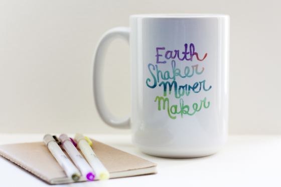 Earth Shaker Mover Maker Coffee Mugs Inspirational Tea Lover Coffee Lover Gift