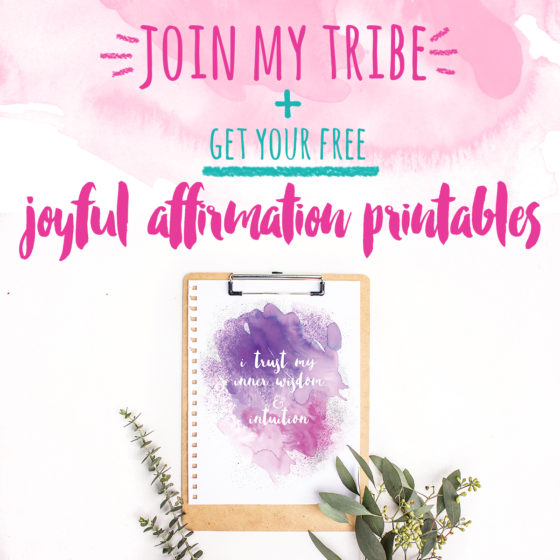 Free Joyful Affirmation Printables for 2017