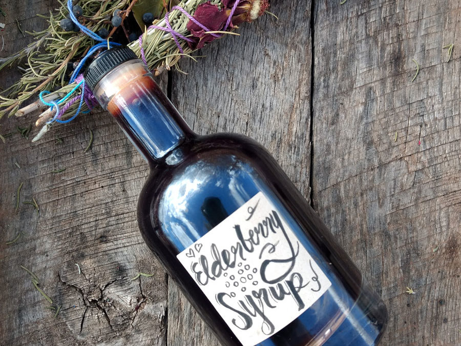 ELDERBERRY SYRUP: A RECIPE AND VIDEO TUTORIAL