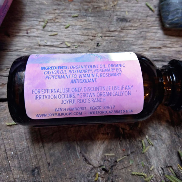 Rosemary and Mint Hair Oil for Growth and Repair