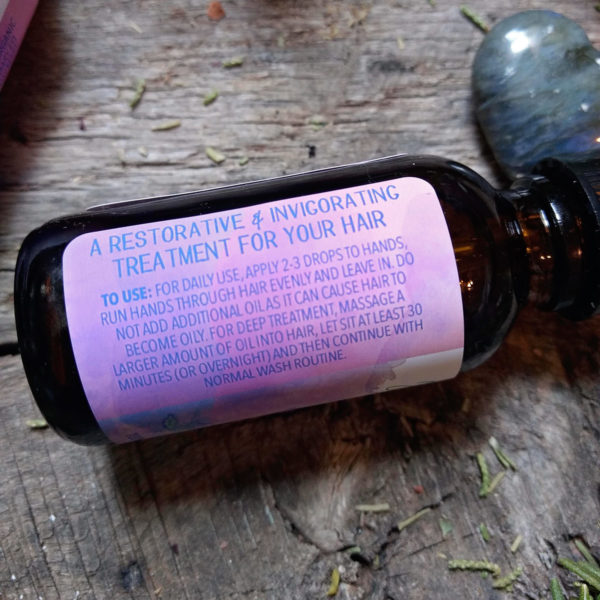 Rosemary and Mint Hair Oil for Growth and Repair