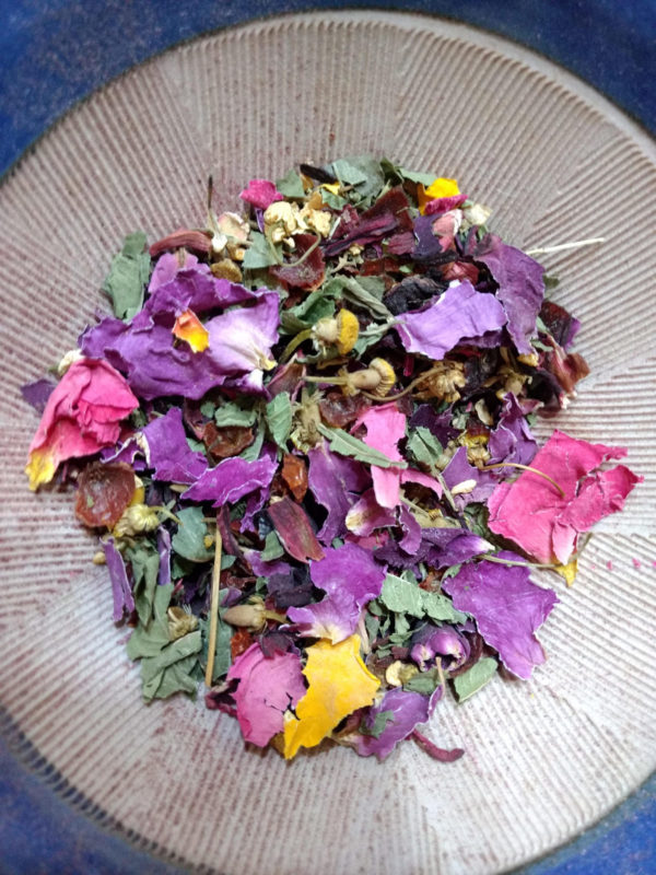 Summer Cooler Hibiscus and rose Tea Koolaid Alternative