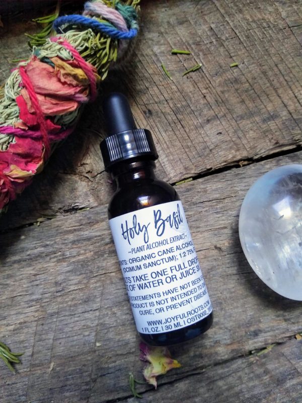 Holy Basil Tulsi Alcohol Extract Herbal Simple Tincture
