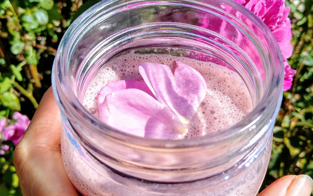 Summer Rose Sesame Cooler