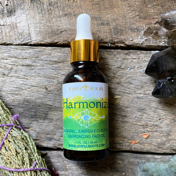 Harmonize Face Oil - Chaparral Creosote Bush Clary Sage Juniper Luxurious