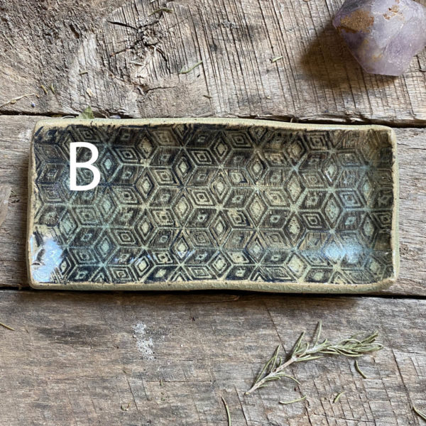 Handmade Ceramic Trays for Smoke Wands and More - Image 4