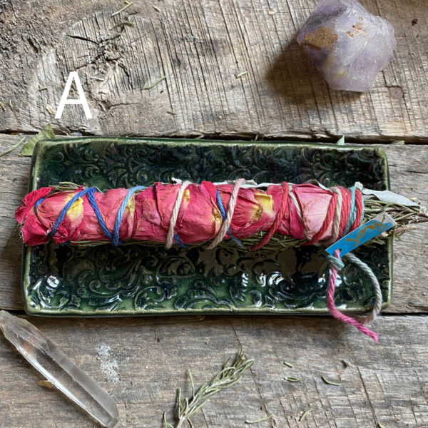 Handmade Ceramic Trays for Smoke Wands and More - Image 3
