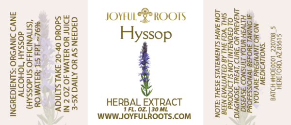 Hyssop Tincture