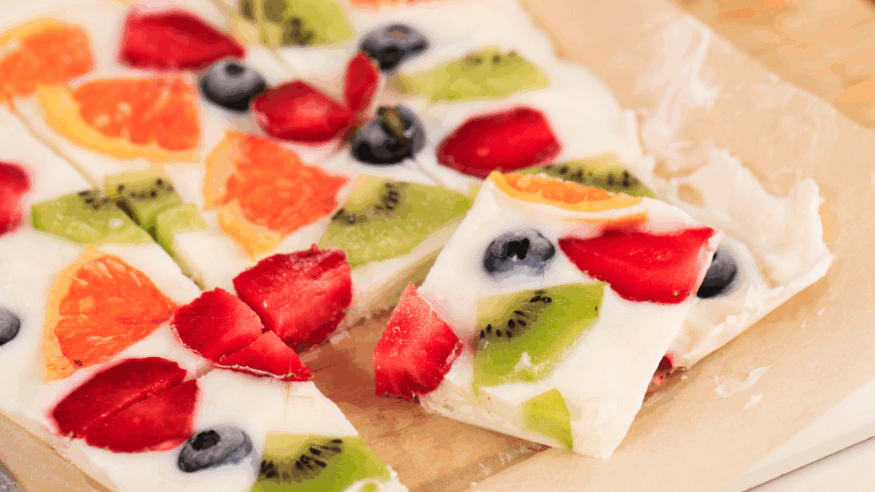Fruit Yogurt Bark Healthy Snack Ideas