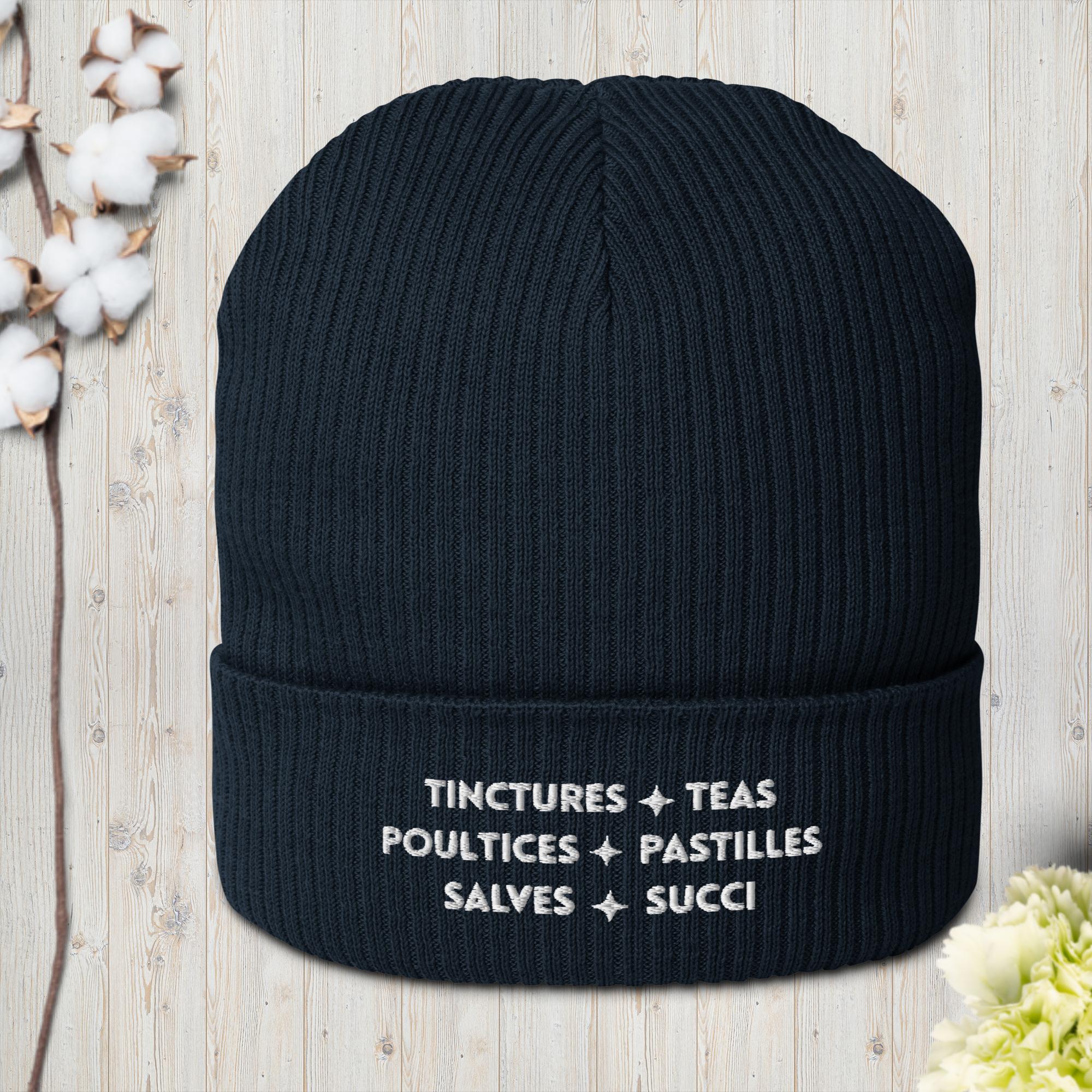 Herbal Lingo - Organic ribbed beanie - Image 7