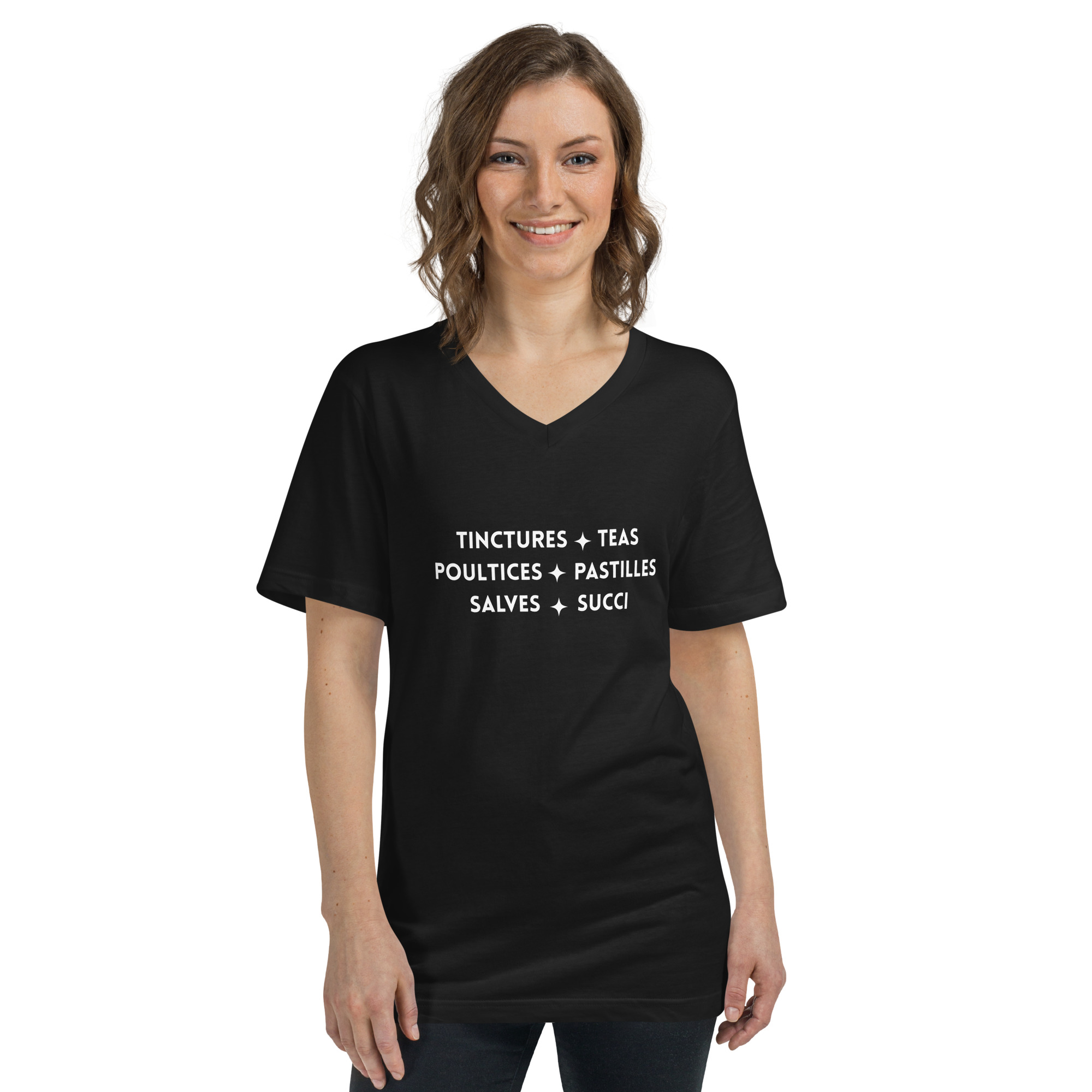 Herbal Lingo - Women's Cotton V-neck T-shirt - Image 2