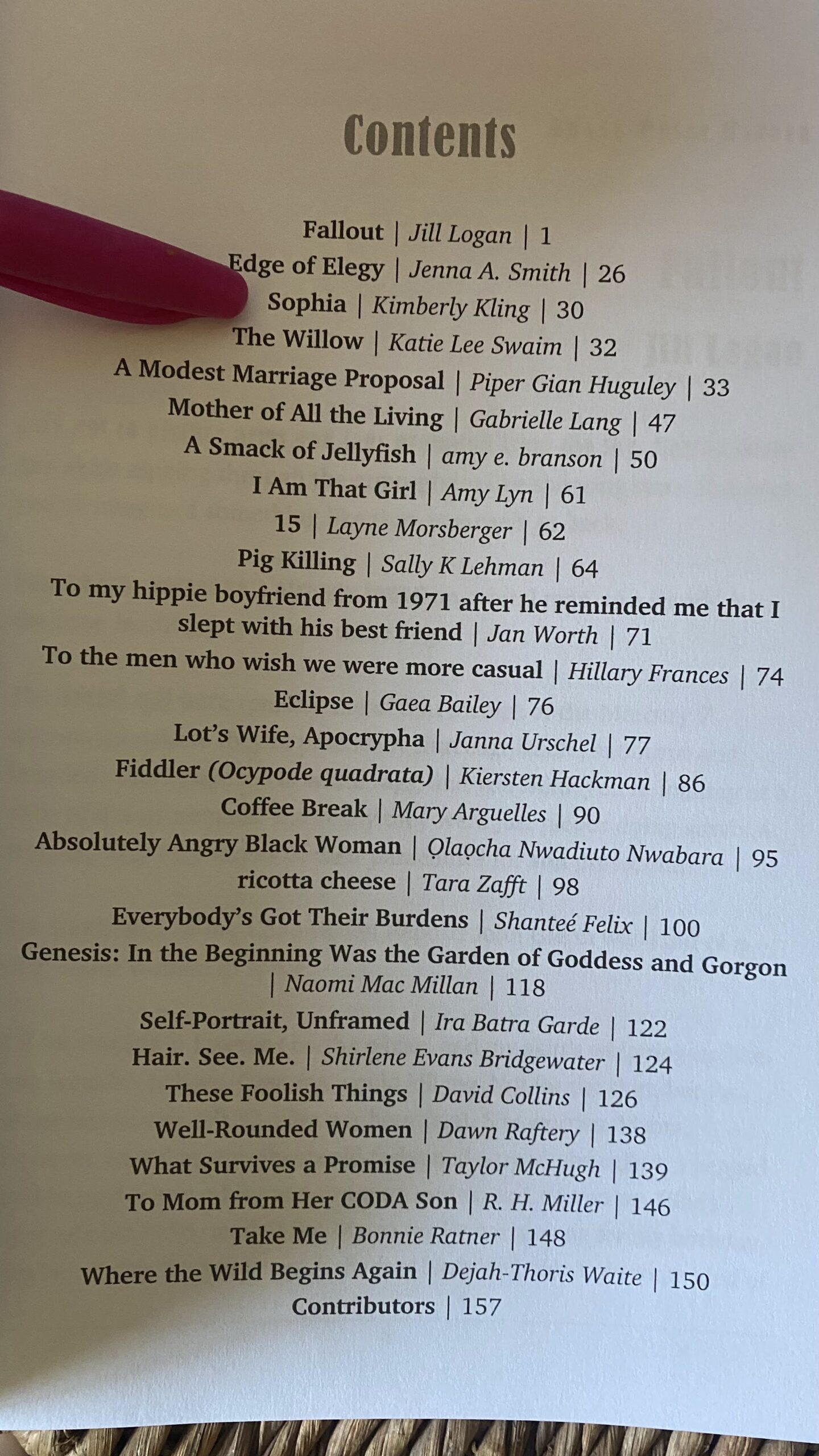 Signed Copy of Wild Women by TulipTree Review - Poem, Sophia, by Kimberly Kling - Image 5